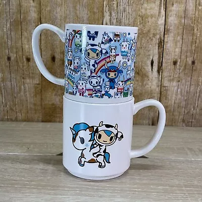 Tokidoki Moofia Stacking Mugs – Set Of 2 Tea Coffee Cups Mugs 9 Oz • $17.99
