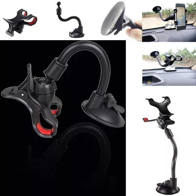 US 360° Car AUTO ACCESSORIES Rotate Phone Windshield Mount GPS Holder Universal • $8.54