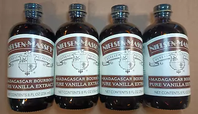 4 X 8oz BOTTLES Nielsen Massey Madagascar Bourbon Vanilla Extract - SHIPS FREE! • $88