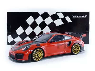 Minichamps 1/18 - Porsche 911 / 991.2 Gt2 Rs Weissach Package - 2018 - 155068305 • $147.95