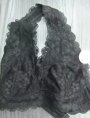 Jojoans Black Lace Bralette Quality Bra  Inc  Free Bra Extender Medium • £6.50