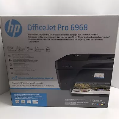 BRAND NEW HP OfficeJet Pro 6968 All-in-One Wireless Printer - Factory Sealed!! • $398.94