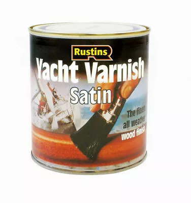 £9.99 • Buy Rustins  Yacht Varnish For Wood Timber Door Window Frame Cladding