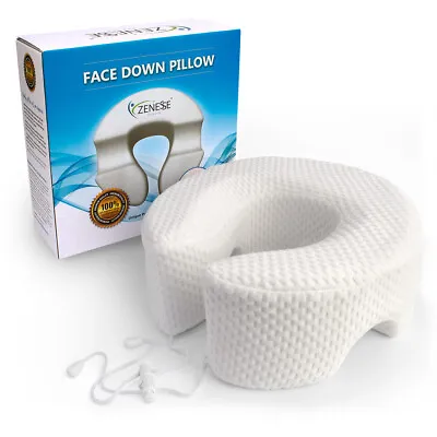 Face Down Pillow - Superior Face Cradle Pillow For Laying On Stomach Or Massage • $44.99