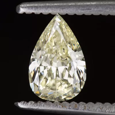 0.90ct PEAR SHAPE CUT DIAMOND NATURAL LOOSE LIGHT YELLOW EARTH MINED PENDANT 1ct • £1037.25