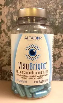 Altacor Visubright Vitamins For Ophthalmic Health 120 Capsules • £14.50