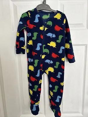 One Used Multicoloured Nutmeg Boys One In One Suit All In One 18-24 Months No104 • £2