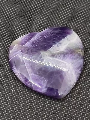 AMETHYST Heart Crystal Worry Stone • $15