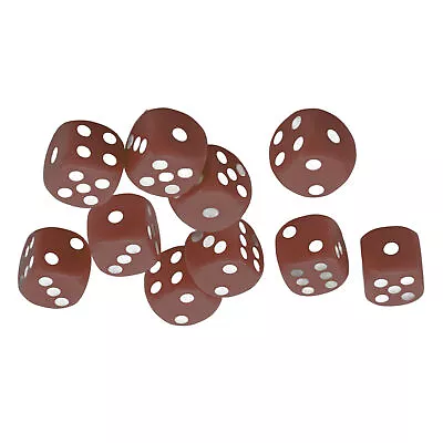 30PCS Dice Set 16MM Plastic 6 Sided Round Corners Dice Cubes For Table Games GSA • $15.83