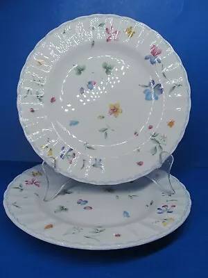 Mikasa Maxima Super Strong China Sorrento Set Of Two 7 3/4  Salad Plates GUC • $19