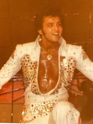 M4 Photograph Handsome 1980's Elvis Impersonator Lookalike Legends In Concert • $17.50