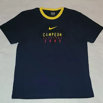 Nike Club America Jersey Campeon Clausura 2005 Tee Size L Aguilas. • $29