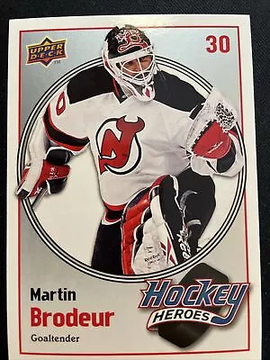 09-10 UD Series 1 Hockey Heroes HH13 Martin Brodeur • $1.99