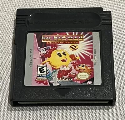 Ms. Pac-Man (Nintendo Game Boy 1993) Tested And Authentic • $9.99