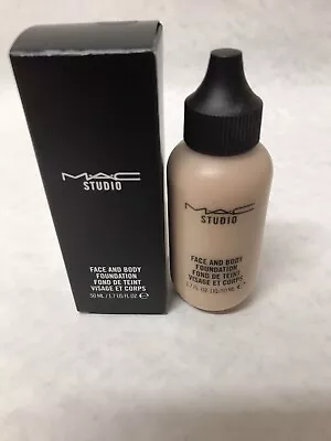 MAC Studio Shade C1 Face And Body Foundation 1.7 Oz 50 ML New In Box Authentic • $24.95