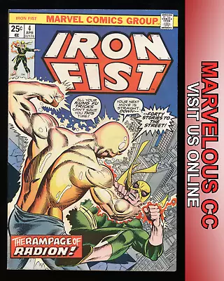 1976 Marvel Comics Iron Fist #4 Radion Atomic Man Ravager Claremont Bronze Age • $1.25