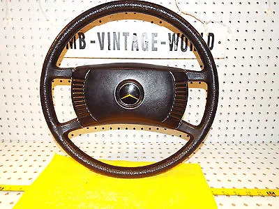 Mercedes Early C/R107W116 Late W114 C CoupeW108 MBZ Black Steering OEM 1 Wheel • $421