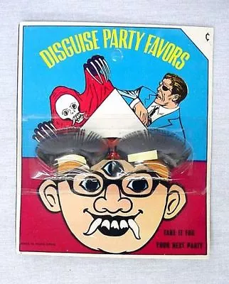 1960's Vintage Halloween Disguise Eyelashes Nick Fury ? • $5.98