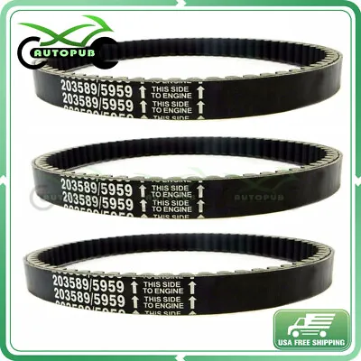 3pack Drive Belt 30 Series For Manco 5959 Comet 203589 Murray Stens Rotary 8487  • $19.90