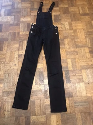 £4.99 • Buy Girls Age 14 Black Denium Dungarees