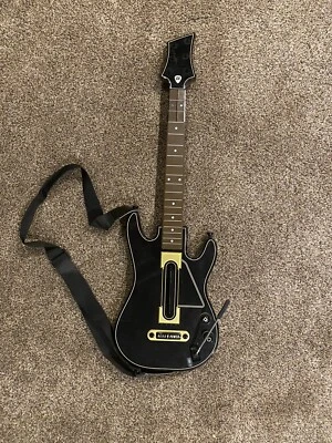 $14.99 • Buy Activision Guitar Hero Power Wireless Guitar Xbox 360 PS3 Black Gold 654 