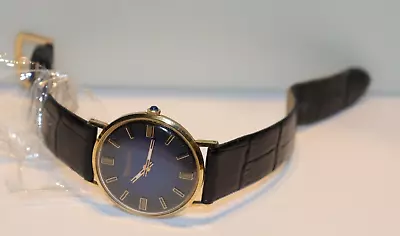 14k Lucien Piccard Mans Wristwatch W/ Original Box • $699.99