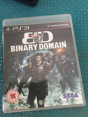 Binary Domain + Manual - Sony PlayStation 3 PS3 VGC PAL Complete + Free Postage • $20