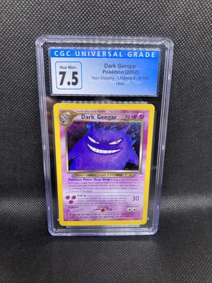 $129.99 • Buy Dark Gengar Pokemon Neo Destiny 6/105 Holo CGC 7.5 NEAR MINT Could Be PSA 7 Or 8