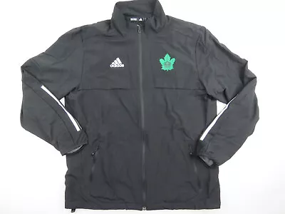 Adidas Toronto Marlies St. Pats AHL Pro Stock Team Issued Windbreaker Jacket L • $99.98