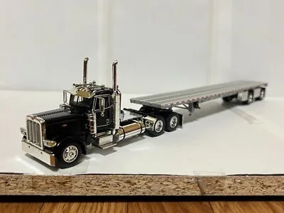 American Truck Big Rig 18wheeler PETERBILT 389 TRAILER TRUCK Diecast Model 1:64 • $290