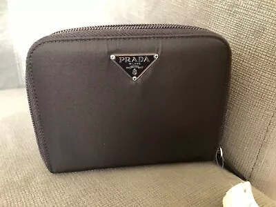 Prada Brown Wallet Women’s Nylon -New With Tags-Vintage-Y2K. • $249