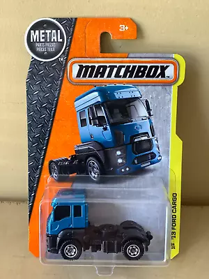 2016 Matchbox No. 34/125 - '13 Ford Cargo - Metallic Blue • $3.25
