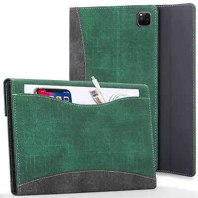 £6.99 • Buy Apple IPad Pro 12.9 2020 Case Cover, Document Pocket, Auto Sleep Wake - Green