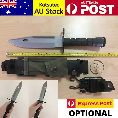 Chinese Army M95 M9MK183 Bayonet Tactical Knife With Sheath Quality Repro AU • $79.95