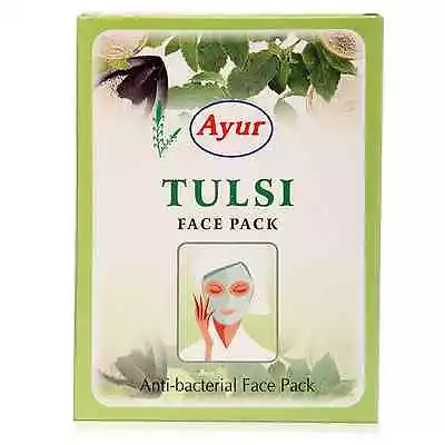 Ayur Tulsi Face Pack - Anti-bacterial - 100G - SHIP FROM USA! • $1.99