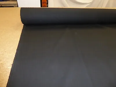 BLACK Calico Fire Retardant Lining Upholstery Fabric • £4.89