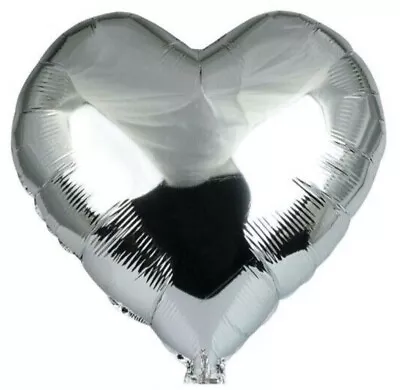 18  Heart Shape Foil Mylar Solid Colors Party Balloon Event Decorations • $2.75