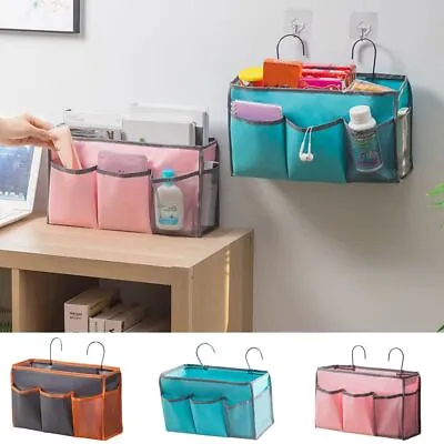 Bed Organizer Couch Hanging Bag Bedside Pockets Gadget Storage Holder Book UK • £8.55