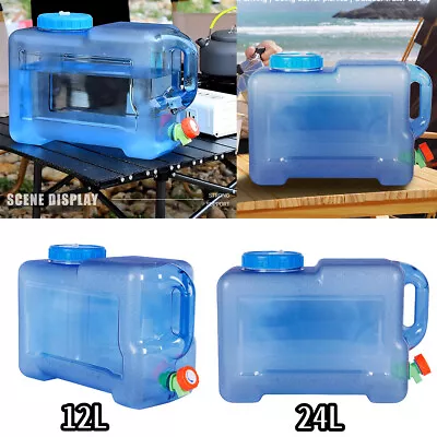 12L/24L Camping Water Container Car Driving Water Tank Water Storage Container • $39.99