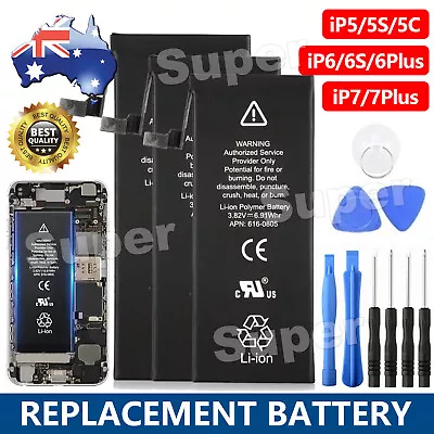 $10.95 • Buy For New IPhone 5 5C 5S 6 6S 7 Plus Internal Battery Replacement OEM NEW