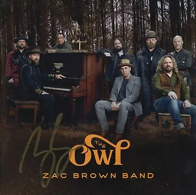 ZAC BROWN BAND    THE OWL   Autographed CD Booklet ACOA Certified • $299.99