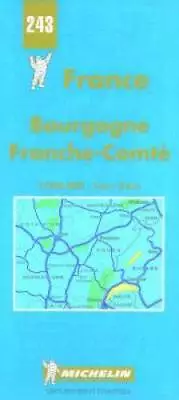 Michelin Bourgogne/Franche-Comte France Map No. 243 (Michelin Maps & A - GOOD • $6.51