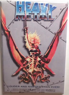 Heavy Metal Movie Poster MAGNET 2  X 3  Refrigerator Locker • $6.95