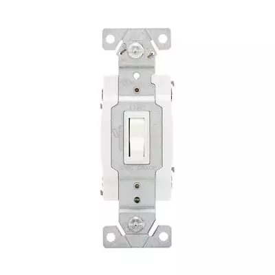EATON Wiring 1242-7W-BOX 15-Amp 120V Standard Grade 4-Way Toggle Switch With • $18.99