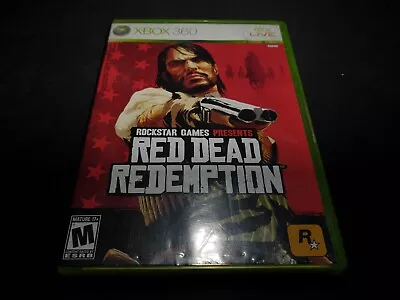 Red Dead Redemption Original Release Xbox 360 EX+NM Disc COMPLETE+poster • £64
