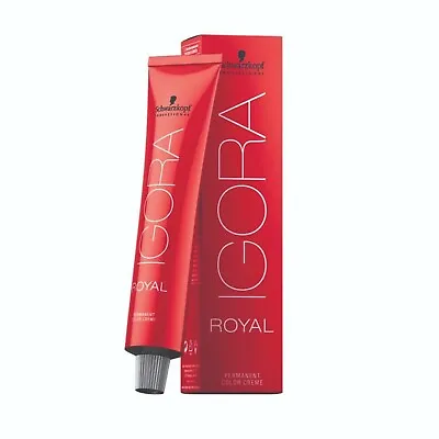 Schwarzkopf Igora Royal Permanent Hair Dye Cream 60ml Tube BNIB SEALED FREE POST • $21.99