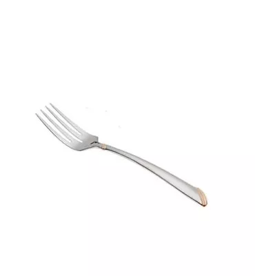 MIKASA Eclipse Gold 18/8 Stainless Steel Serving Fork Korea • $32.99