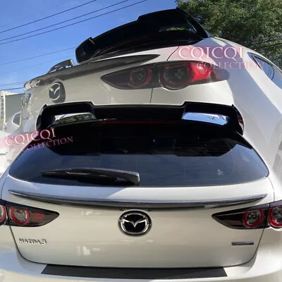 Gloss Black 2019~2023 Mazda 3 Mazda3 Hatchback Fastback Roof Spoiler ◎ • $234.99