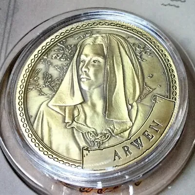 Arwen Lord Of The Rings 38mm Collectors Coin In Capsule • £12.95