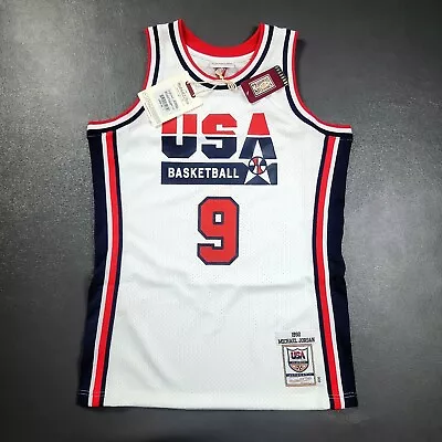 100% Authentic Michael Jordan Mitchell Ness 1992 Dream Team USA Jersey Size 40 M • $199.75